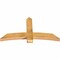 Ekena Millwork Bellingham Rough Sawn Timber Gable Bracket, Western Red Cedar, 60"W x 32"H x 4"D x 6"F, 13/12 Pitch GBW060X32X0406BEL00RWR - alternate 5